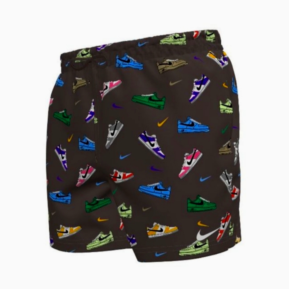NWT Men's Nike Swim 7" Volley Colorful Sneaker Print Shorts
